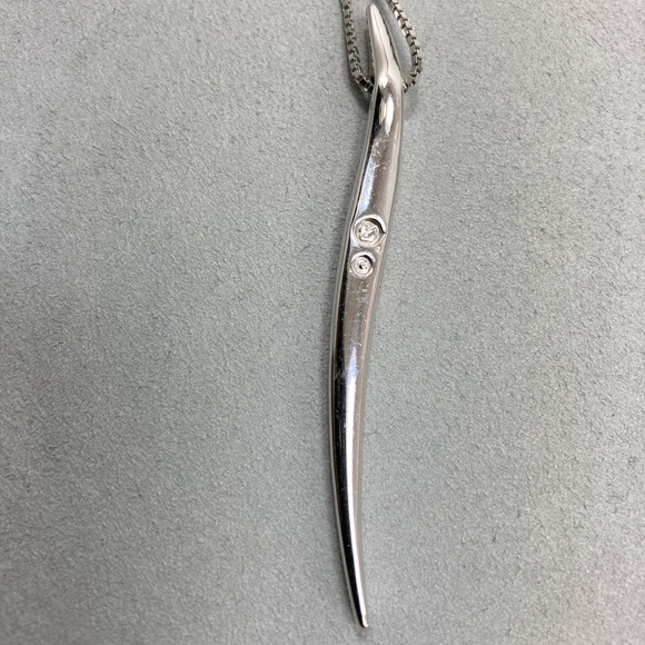 SWAROVSKI SILVER LALINE PENDANT NECKLACE - Picture 5 of 5